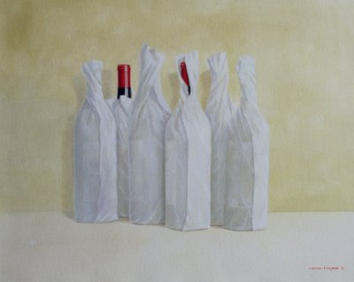 Wrapped Bottles, Number 2 by Lincoln Seligman