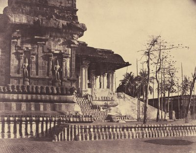 Tanjore: Great Pagoda, Entrance Looking Outwards by Linnaeus Tripe