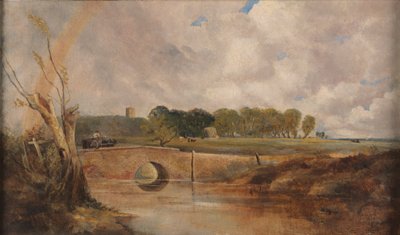 A Rainbow - View of the Stour by Lionel Constable