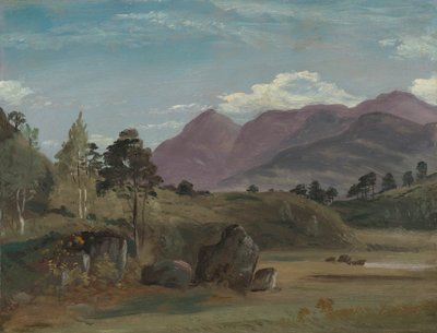 Mountain Landscape, possibly in the Lake District by Lionel Constable