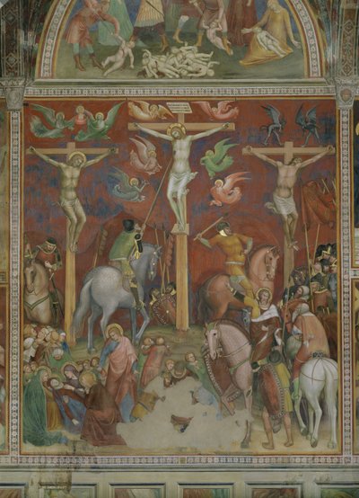 The Crucifixion by Lippo Memmi