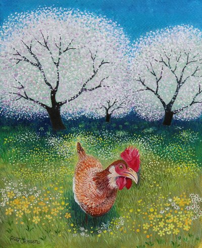 Orchard Hen by Lisa Graa Jensen