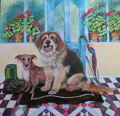Time for Walkies by Lisa Graa Jensen