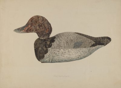 Decoy Duck #1, 1938 by Lloyd Charles Lemcke
