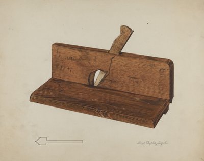 Rabbet Plane, 1938 by Lloyd Charles Lemcke