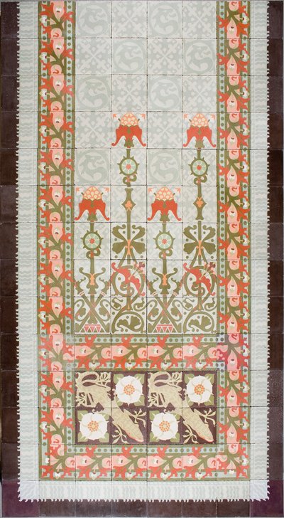 Hydraulic Floor Tiles by Lluís Domènech i Montaner