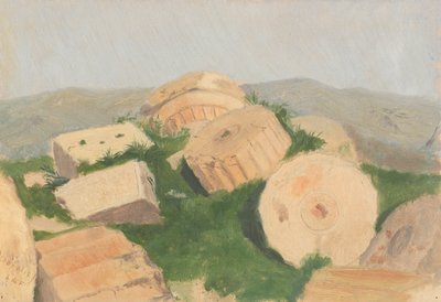 Broken Column, Parthenon by Lockwood de Forest