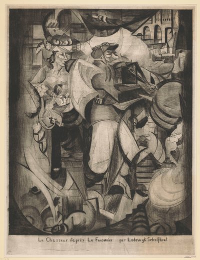 The Hunter by Lodewijk Schelfhout