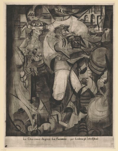 Print by Lodewijk Schelfhout