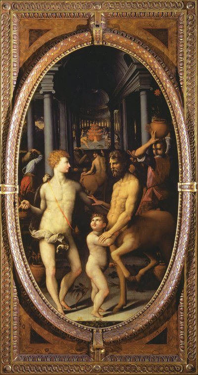 Apollo and Chiron, 1572 by Lodovico Buti
