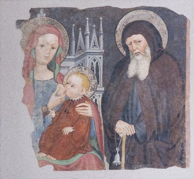 Madonna and Child and Saint Anthony Abbot by Lombard School