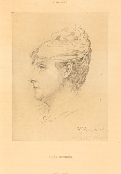 Fidès Devriès by Léon Bonnat