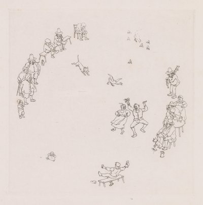 Revelers by Léonce Justin Alexandre Petit