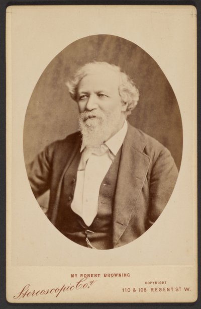 Mr. Robert Browning by London Stereoscopic and Photographic Company