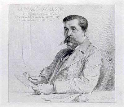 Georges Duplessis by Leopold Flameng