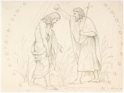 The Baptism of Christ by Lorenz Frølich