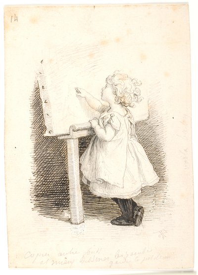 Lili Painting by Lorenz Frølich