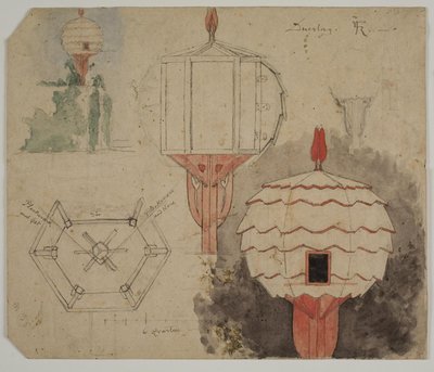 Sketch for a Dovecote by Lorenz Frølich