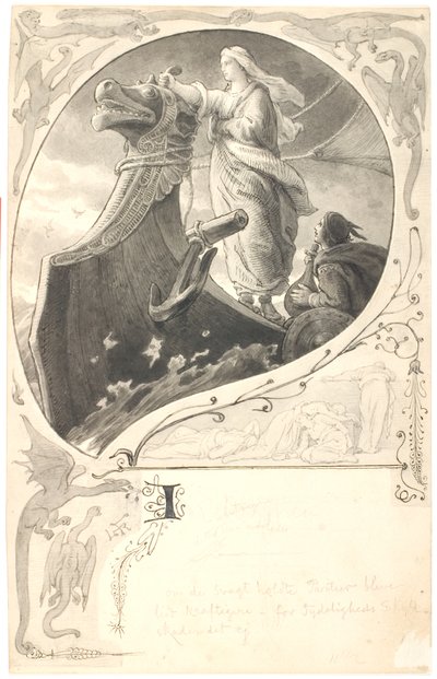 The Storm by Lorenz Frølich