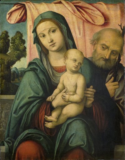 The Holy Family by Lorenzo Costa (attributed to)