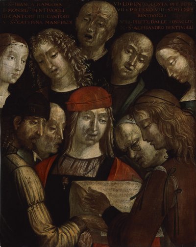 The Bentivoglio Family by Lorenzo Costa