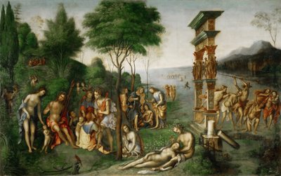 The Reign of Comus by Lorenzo Costa