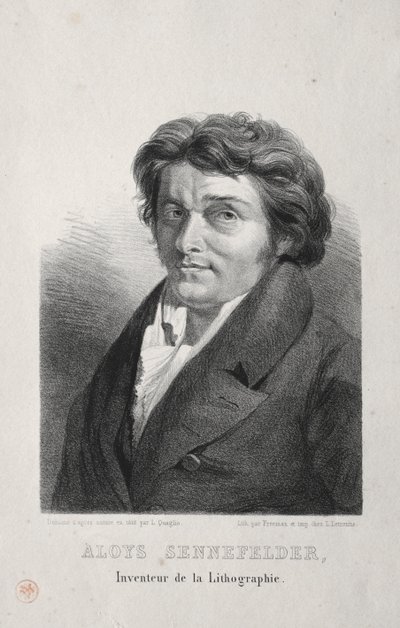 Aloys Senefelder by Lorenzo II Quaglio