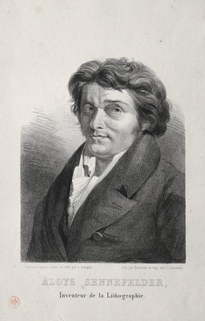 Aloys Senefelder by Lorenzo II Quaglio