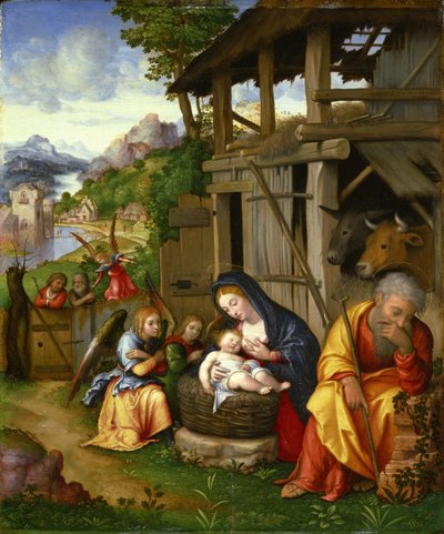 Nativity by Lorenzo Leonbruno