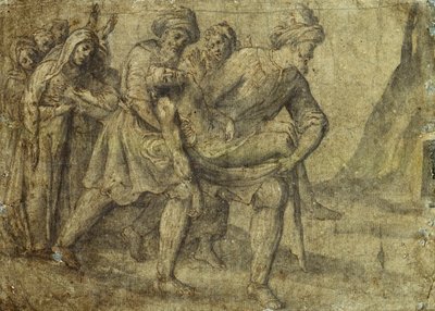 Christ Carried to the Tomb by Lorenzo Lotto