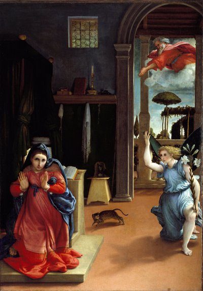 The Annunciation by Lorenzo Lotto