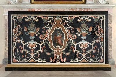 Antepedium dedicated to Saint Charles by Lorenzo Retti