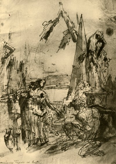Capriccio by Lorenzo Tiepolo