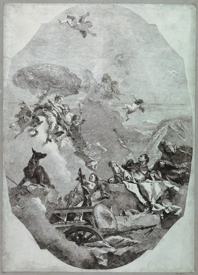 The Triumph of Mars by Lorenzo Tiepolo