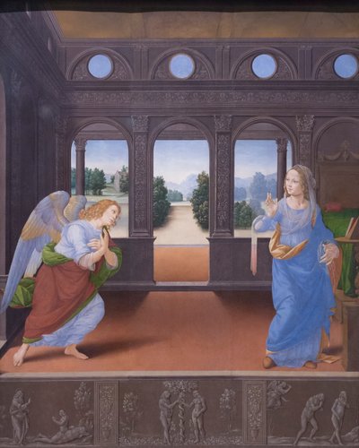 Annunciation by Lorenzo di Credi