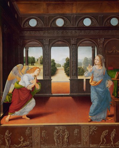 Annunciation by Lorenzo di Credi