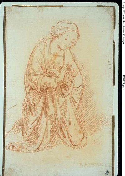 Virgin in Prayer by Lorenzo di Credi