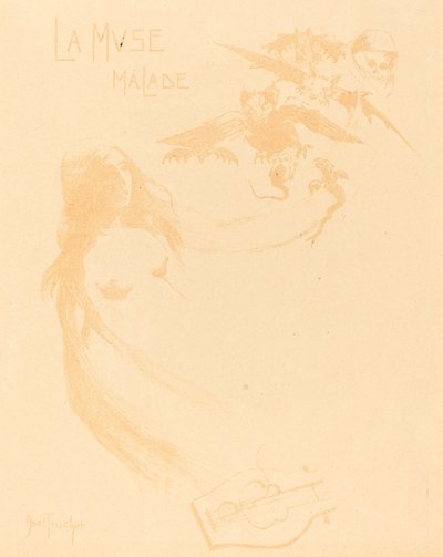 The Sick Muse by Louis Abel Truchet