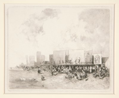 Village Fair by Louis Adolphe Hervier