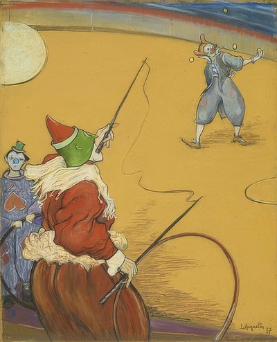 At the Circus Maurice by Louis Anquetin