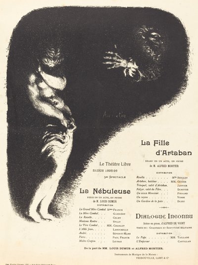 The Daughter of Artaban; The Nebula; Unknown Dialogue by Louis Anquetin