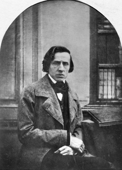 Polish composer and pianist Frederic Chopin by Louis Auguste Bisson