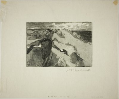 Arbonne: The Big Sand by Louis Auguste Lepère