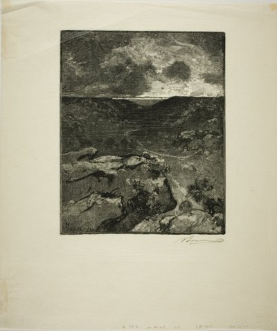 Franchard Valley by Louis Auguste Lepère