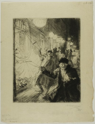 Le Nys, Amsterdam by Louis Auguste Lepère