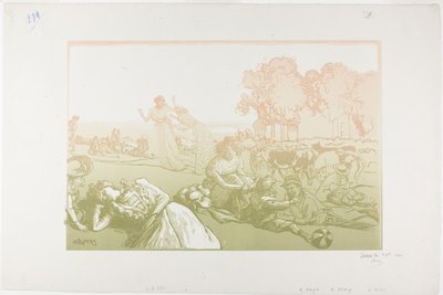 Modern Bucolic by Louis Auguste Lepère