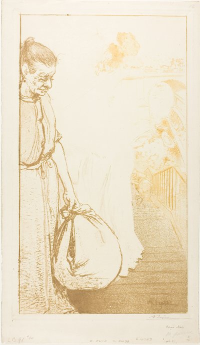 The Laundresses by Louis Auguste Lepère