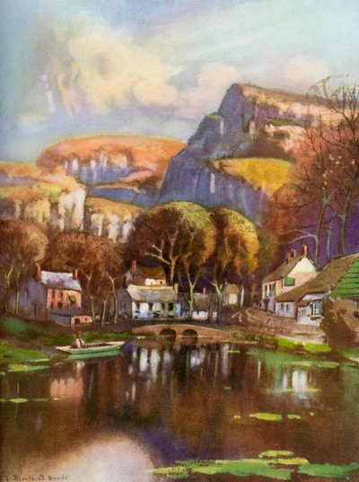 Cheddar Gorge, Somerset by Louis Burleigh Bruhl