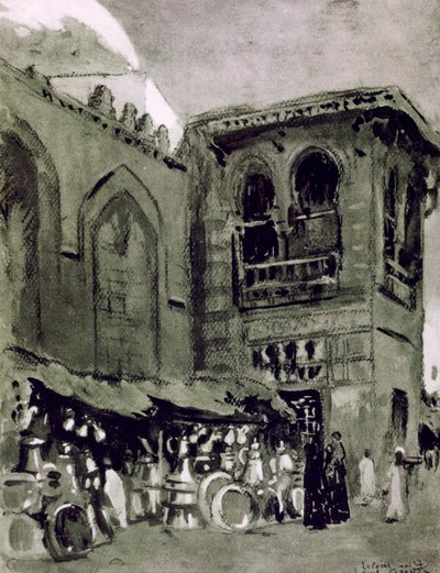 Copper Merchant, Cairo, Egypt by Louis Cabanes