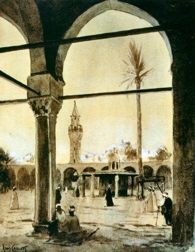 Mosque, Cairo, Egypt, 1928 by Louis Cabanes